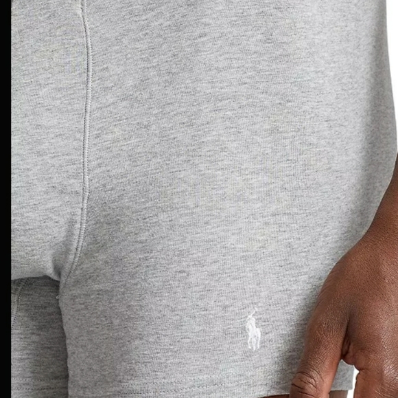 NWT Polo Ralph Lauren Men's Classic fit Boxer briefs - Heather/Charcoal/black - Picture 5 of 13